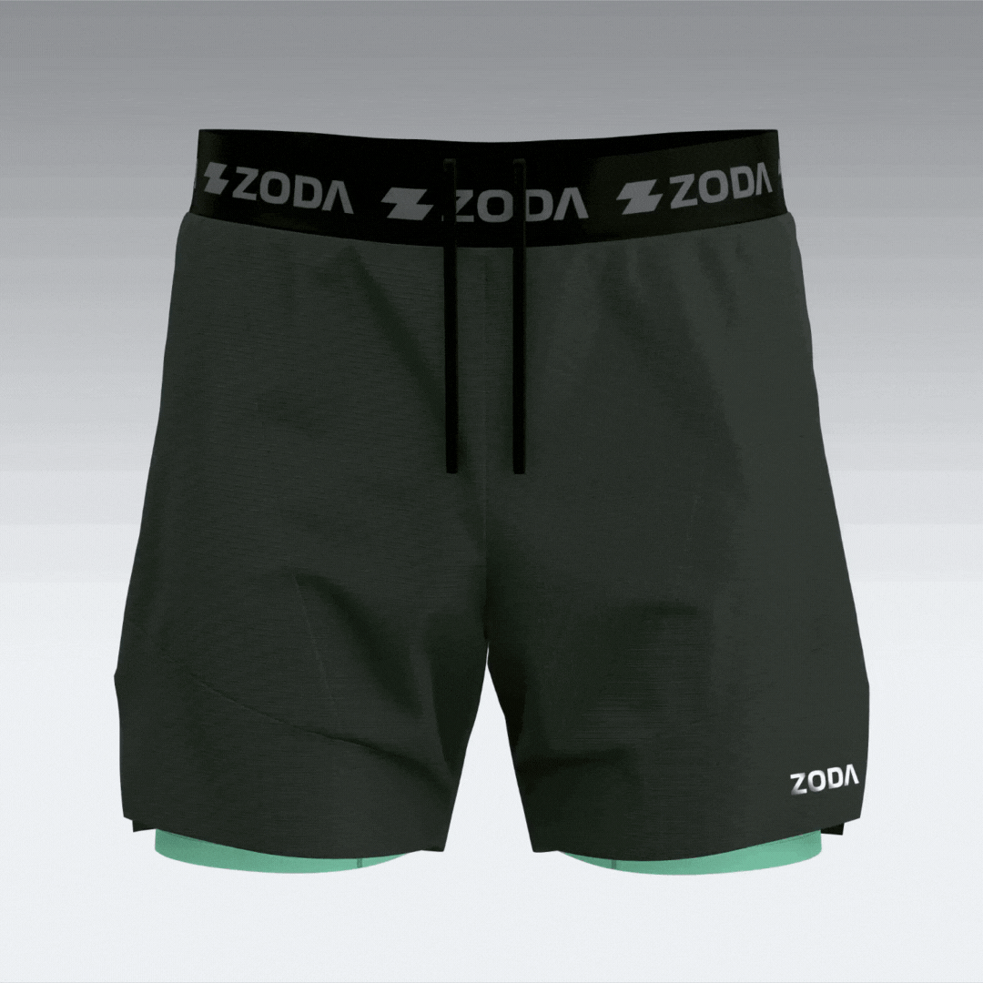 Zoda exercize half pant grey