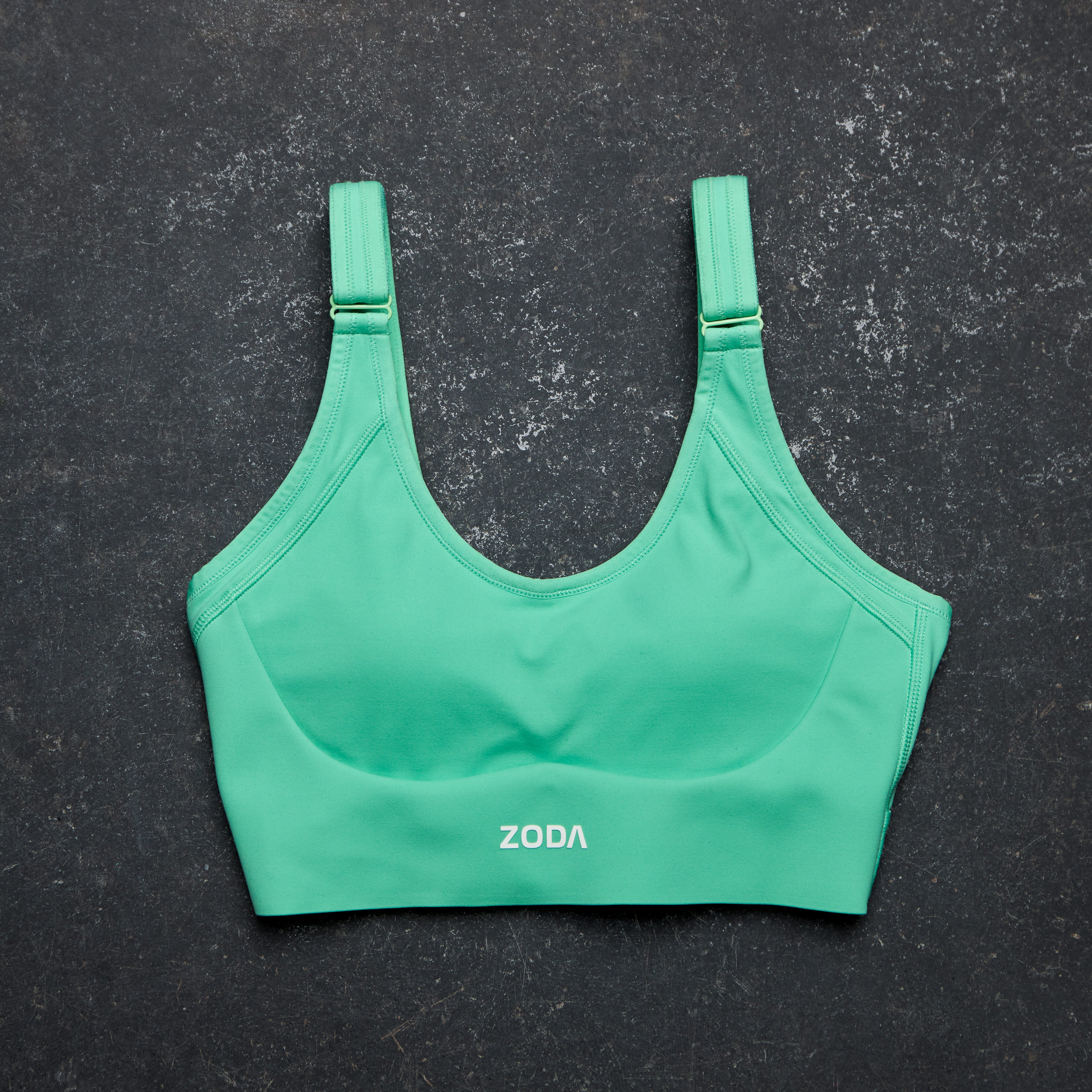 Green workout bra Zoda.sg
