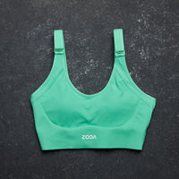 Green workout bra Zoda.sg