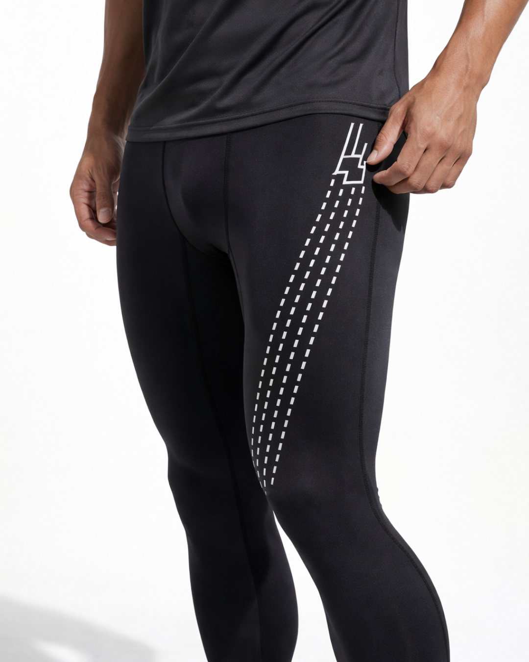 Ankle Length Compression Tights — Men (WITH Kinetic-Lock™)